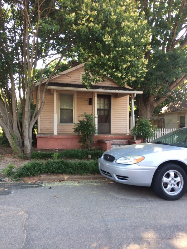 Historic (1925) Shotgun House in Roanoke Park Historic District.

(Address:  1512 Sunrise Avenue, Raleigh NC)