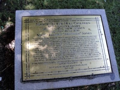 The marker is located in Palmer Square. Photo: Bill Coughlin, via the Historical Marker Database