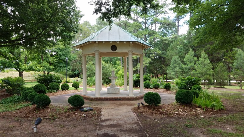 The old campus well, built around the turn of the 20th century.