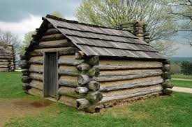 One of the huts a soldier slept in at Valley Forge