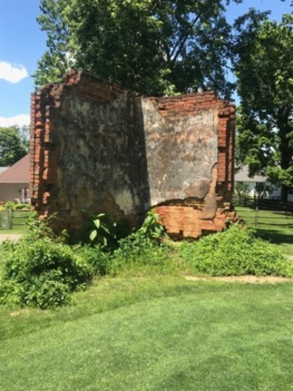 The ruins of the historic home can be found on the Locust Hill Golf Course