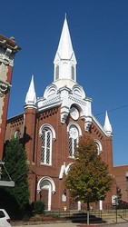 First Baptist Church was the site of the formation of the West Virginia Baptist Convention. A sign on the front of the building attests to this historical occasion.