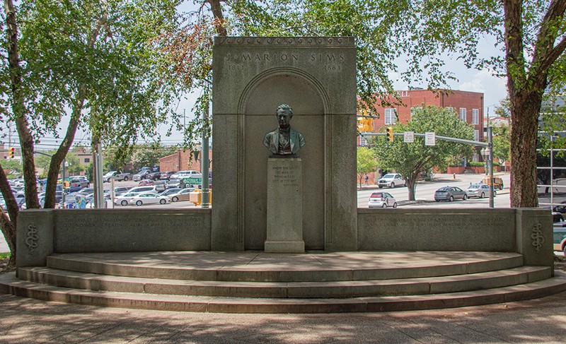 James Marion Sims monument on the South Carolina State Capitol Grounds 