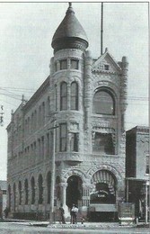 First National Bank Building located at 300 South Grant Street, c.1900-05.