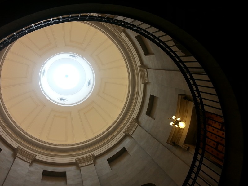 One of the Capitol's most distinctive features: its Rotunda.