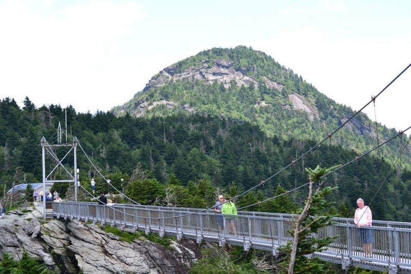 The Mile High Swinging Bridge.