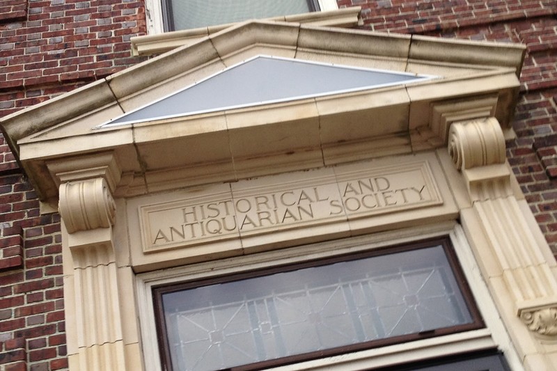Archway of the Vineland Historical and Antiquarian Society.