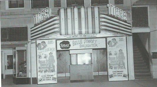Entrance to Tiger Theatre, 1948.