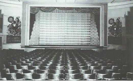 Interior view of Tiger Theatre, 1949.