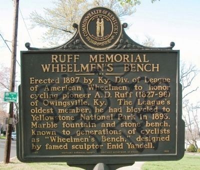 Ruff Memorial Bench Marker