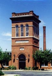 Tower Entrance at the Plymouth Cordage Company (Courtesy of the Plymouth Cordage Company Museum)