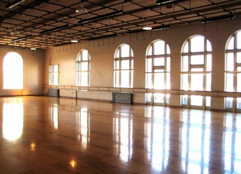 One of the building's rental studios. 