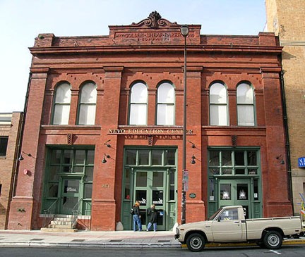 Facade of the Golden Sheaf Bakery