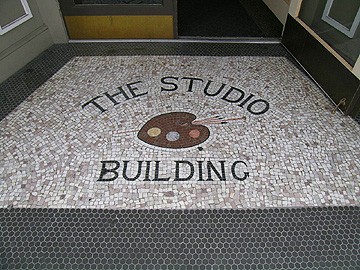 Entrance to the Studio Building 