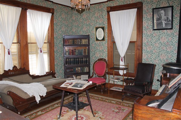 The O. Henry Museum has been restored and contains period furniture as well as some of O. Henry's personal belongings. Image obtained from the City of Austin. 