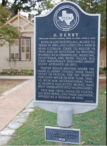 The O. Henry Museum was added to the National Register of Historic Places in 1973. Image obtained from the Texas State Historical Association.