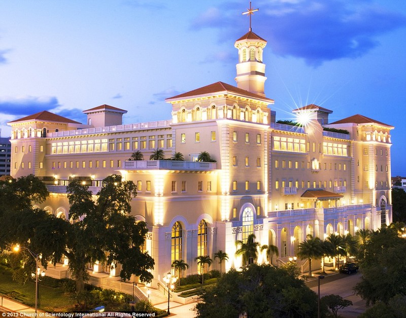 Exterior Photograph of the Flag Building,  Sourced from The Daily Mail article cited above, photograph originally from Official Scientology Representatives