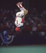 Ozzzie Smith's famous backflip.