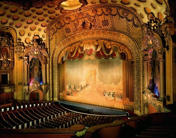 A shot of the Theatre's interior and stage.