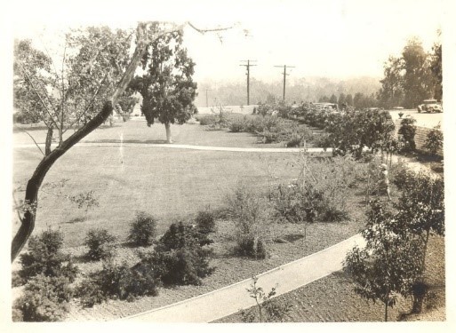 Eastern perimeter pathway, early 1930s