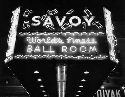 The Savoy Ballroom marquee announced the arrival of some of the most influential entertainers of the 20th century. 