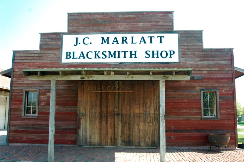 The front of the Blacksmith shop.