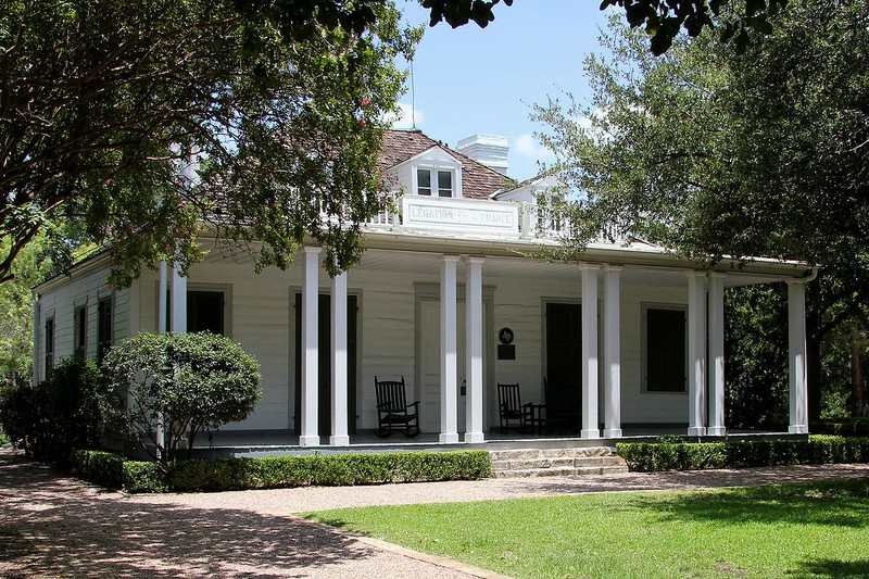 The French Legation Museum is situated in the oldest lumber house in Austin built in 1841.