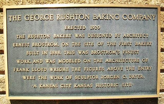 Plaque on the outside of the building