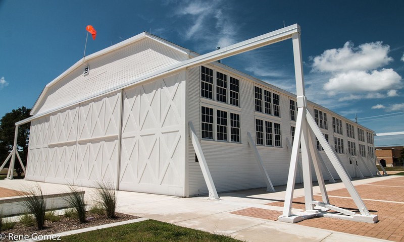 Built in 1918, Hangar 9 is the last surviving WWI hangar in the country.