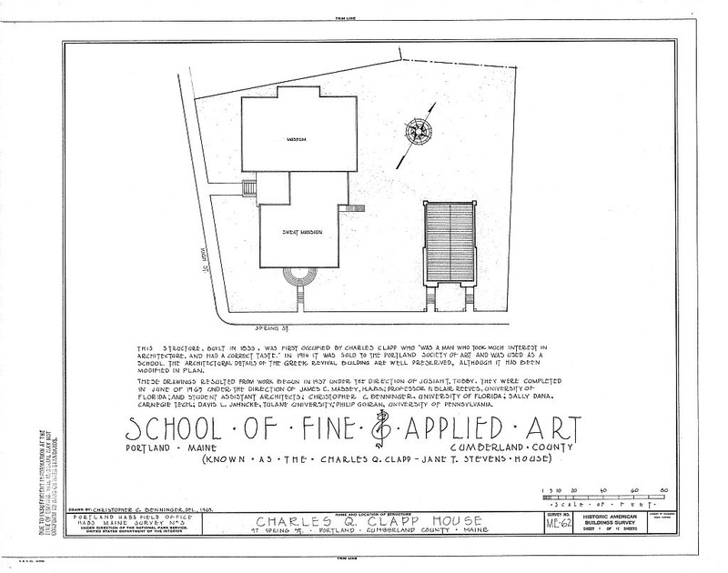 Interior 1, Clapp House, Credit to Library of Congress