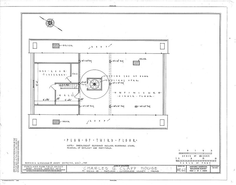 Interior 5, Clapp House, Credit to Library of Congress