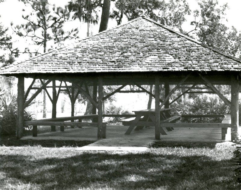 Safford Pavilion at Heritage Village, Largo, Florida, 1982. 