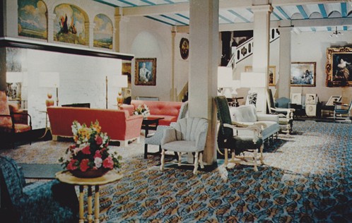 San Marcos Hotel Lobby, c. 1950