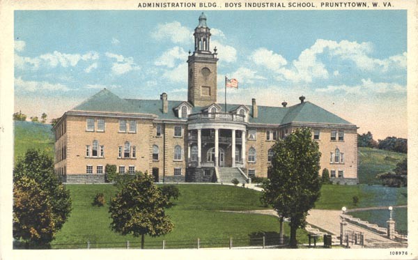 This early 20th-century postcard depicts the administration building
 