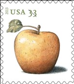 Golden Delicious Apple Stamp