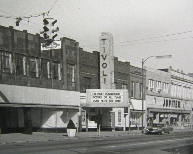 The original Tivoli Theatre, circa 1939.