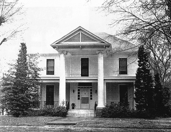 The Sheeks House in 1975. This photo was taken for the National Register of Historical Places nomination form. It also details the 1908 renovations.