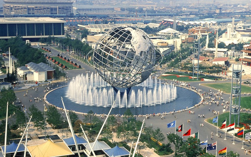 Aerial View of Unisphere 