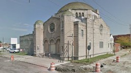 The former Agudath B'nai Israel Synagogue was the home of New Bethel Primitive Baptist beginning in 1974. The building is now vacant.