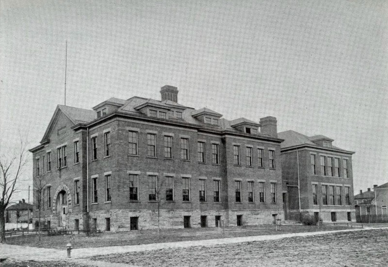 Ensign School from corner of 4th Avenue & 21st Street circa 1910-11.