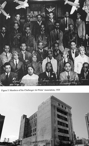 The golden age of flight turned aviators into stars. This 1935 image shows some of the pilots who trained at the school. 