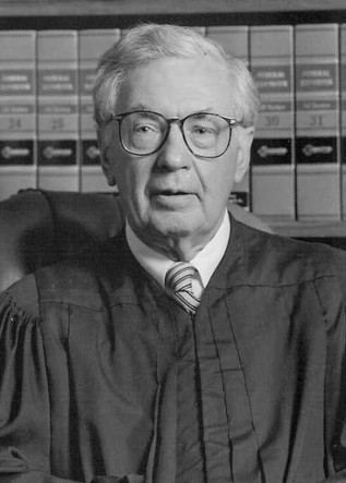 Judge Joseph F. Weis Jr. for whom the courthouse was named in 2015.  