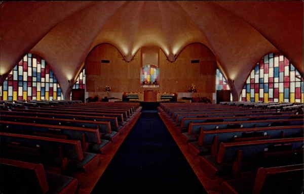 Calvary Southern Baptist interior, historical