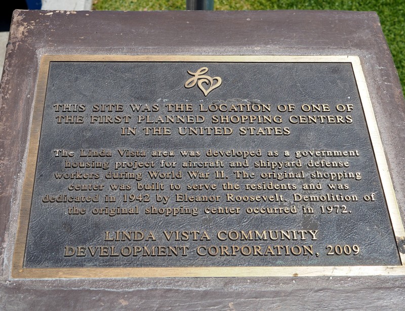 Shopping Plaza Commemorative Plaque