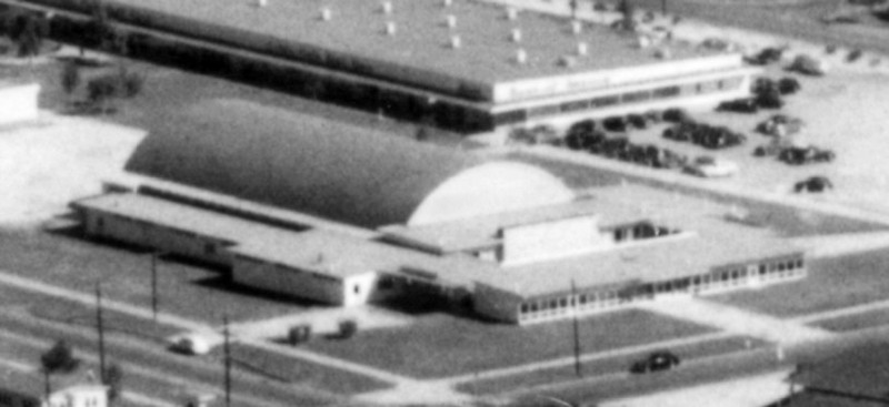 Tenant Activity Building, 1943, photo c. 1948