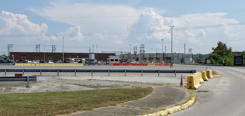 Entrance to the South Plant today