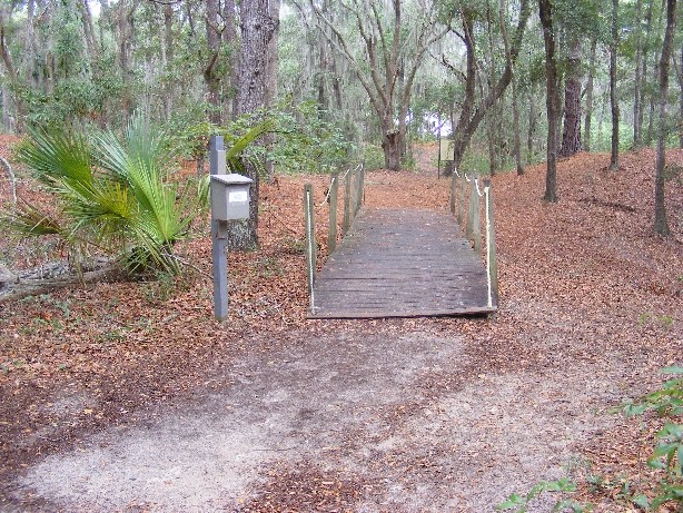 This is the bridge over the moat of the fort.