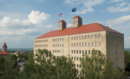 Fraser Hall was built in 1965 and remains the symbol of the central campus with its two towers being visible for many miles.