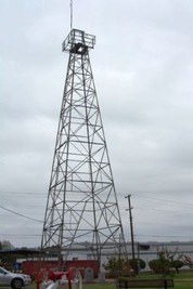 The drilling tower at the park