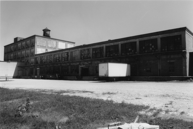 Loading dock of the former factory, pictured in 1998